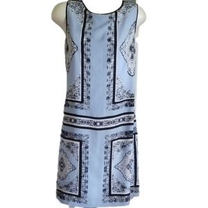 𝅺philosophy Sleeveless Midi Dress Blue Straight Size 8
